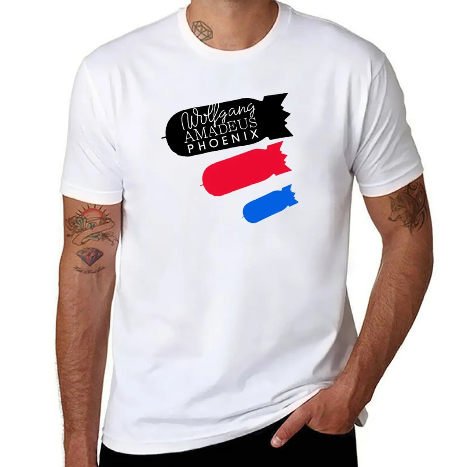 Классическая футболка Wolfgang Amadeus Phoenix, мужская футболка из 100% хлопка, мужская футболка
Классическая футболка Wolfgang Amadeus Phoenix, мужская футболка из 100% хлопка, мужская футболка