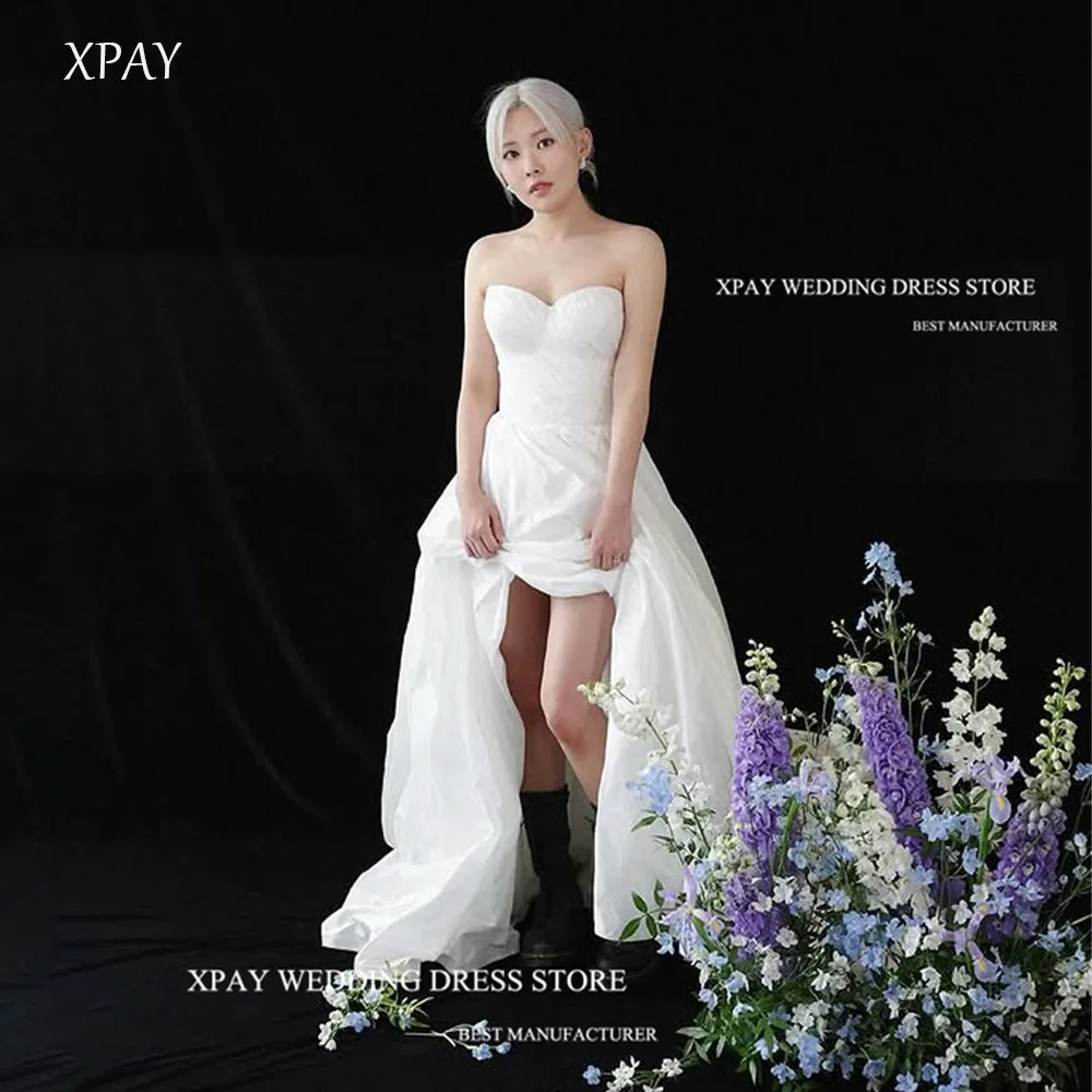 XPAY Simple Sweetheart Collar A-line Wedding Dresses For Korea Photo Corset Back Floor Length Formal Party Customized 2025
XPAY Simple Sweetheart Collar A-line Wedding Dresses For Korea Photo Corset Back Floor Length Formal Party Customized 2025