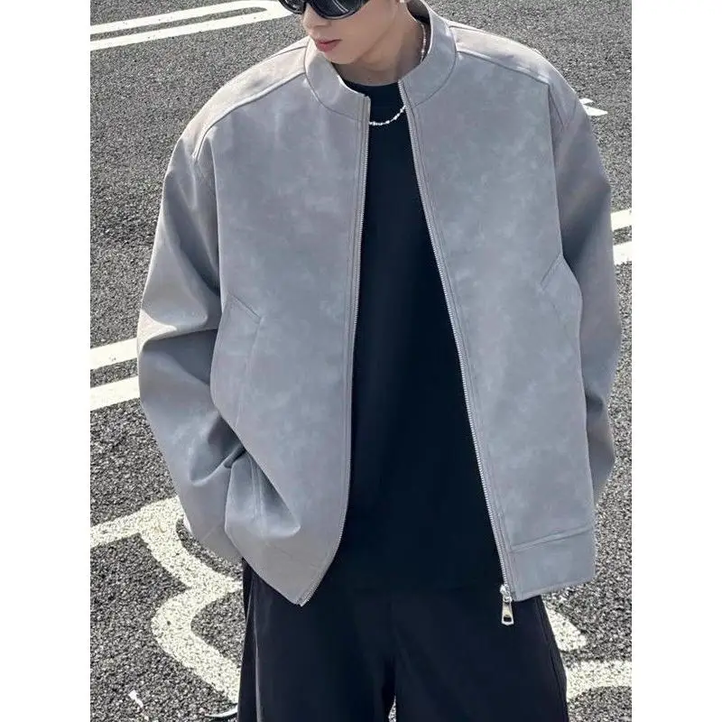 Повседневная кожаная куртка с воротником-стойкой, мужская и женская модная верхняя одежда большого размера, ветрозащитная, теплая, из полиэфирного волокна, Long Sve
Повседневная кожаная куртка с воротником-стойкой, мужская и женская модная верхняя одежда большого размера, ветрозащитная, теплая, из полиэфирного волокна, Long Sve