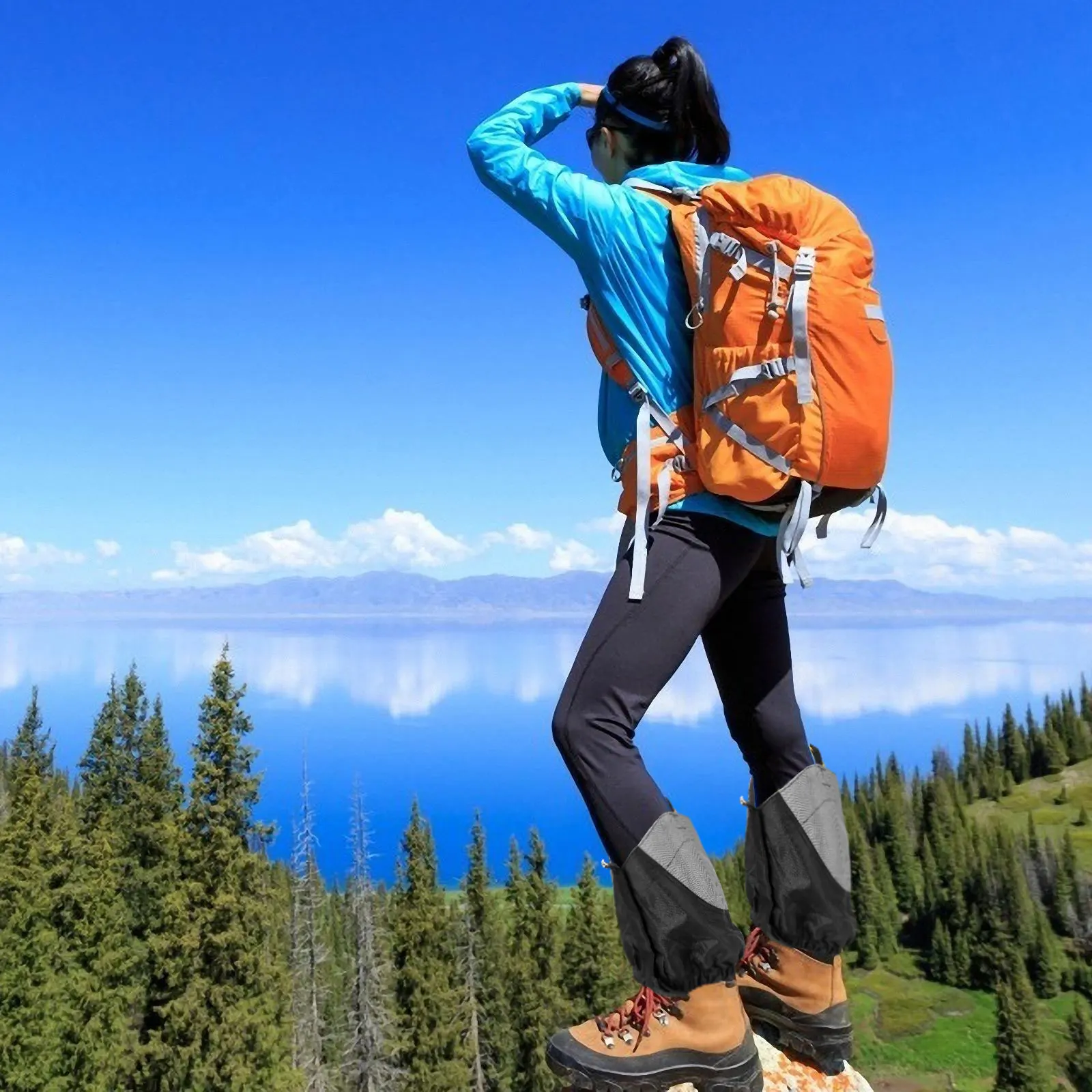 Outdoor Waterproof Gaiters Nylon Lightweight Hiking Boot Gaiters Sand Mud Prevention Random Color Walking Hiking
Outdoor Waterproof Gaiters Nylon Lightweight Hiking Boot Gaiters Sand Mud Prevention Random Color Walking Hiking