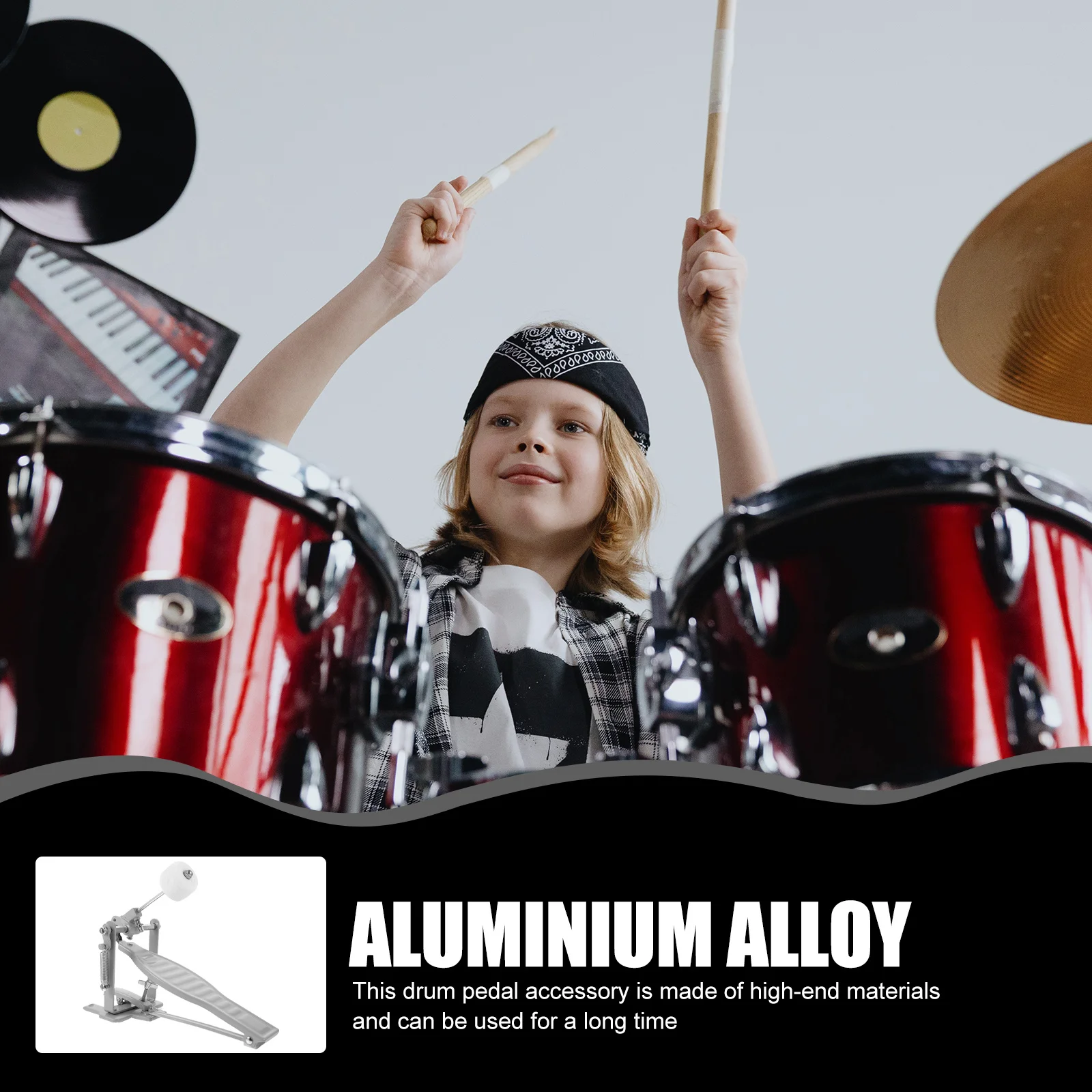 Pedal For Drum Set Single Pedal Professional Percussion Instrument Accessory Replacement Bass Drum Kit Part
Pedal For Drum Set Single Pedal Professional Percussion Instrument Accessory Replacement Bass Drum Kit Part