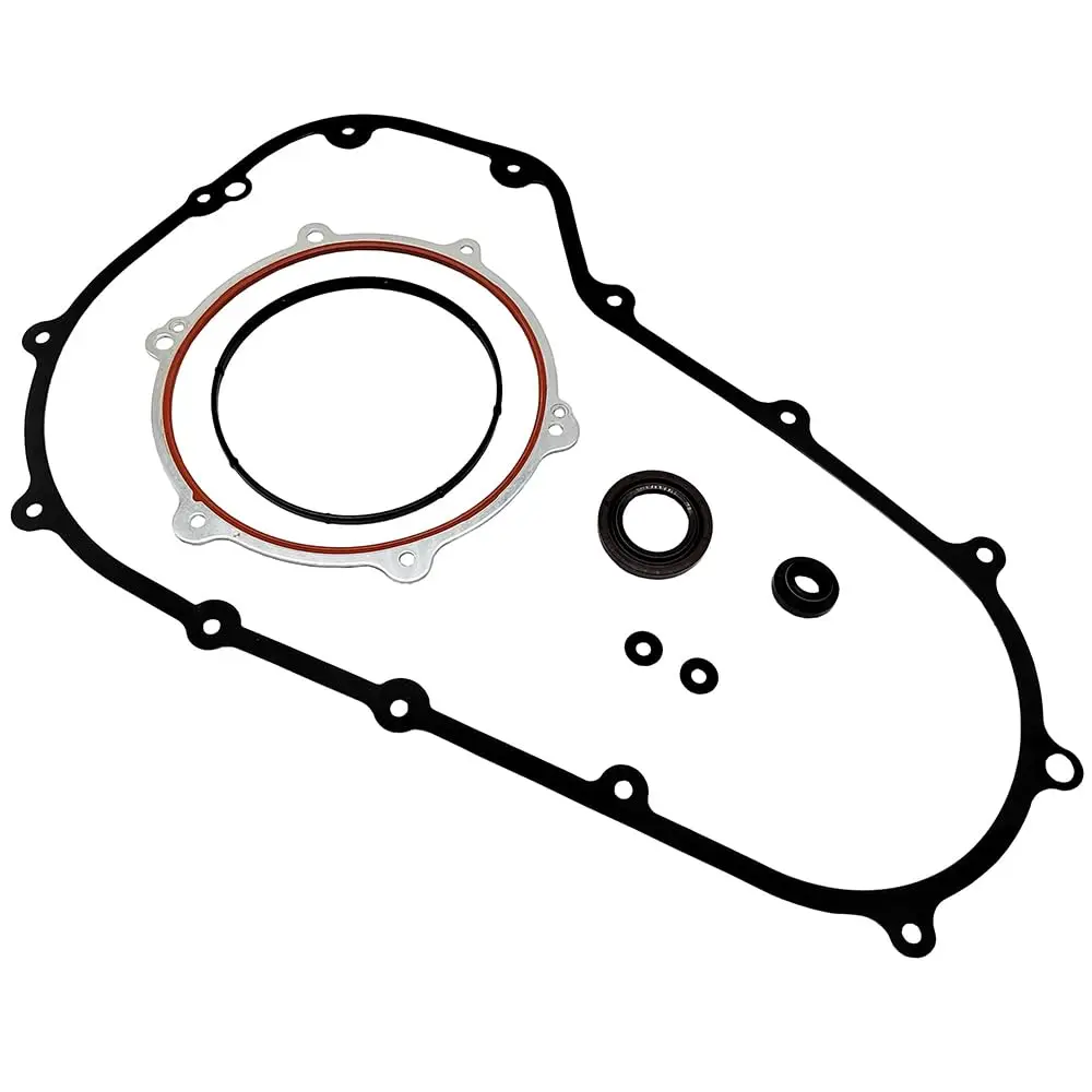 Primary Cover Gasket Kit Compatible with Harley Davidson Road King Street Glides Electra Glide Ultra Limited FLHT 2007-2017
Primary Cover Gasket Kit Compatible with Harley Davidson Road King Street Glides Electra Glide Ultra Limited FLHT 2007-2017