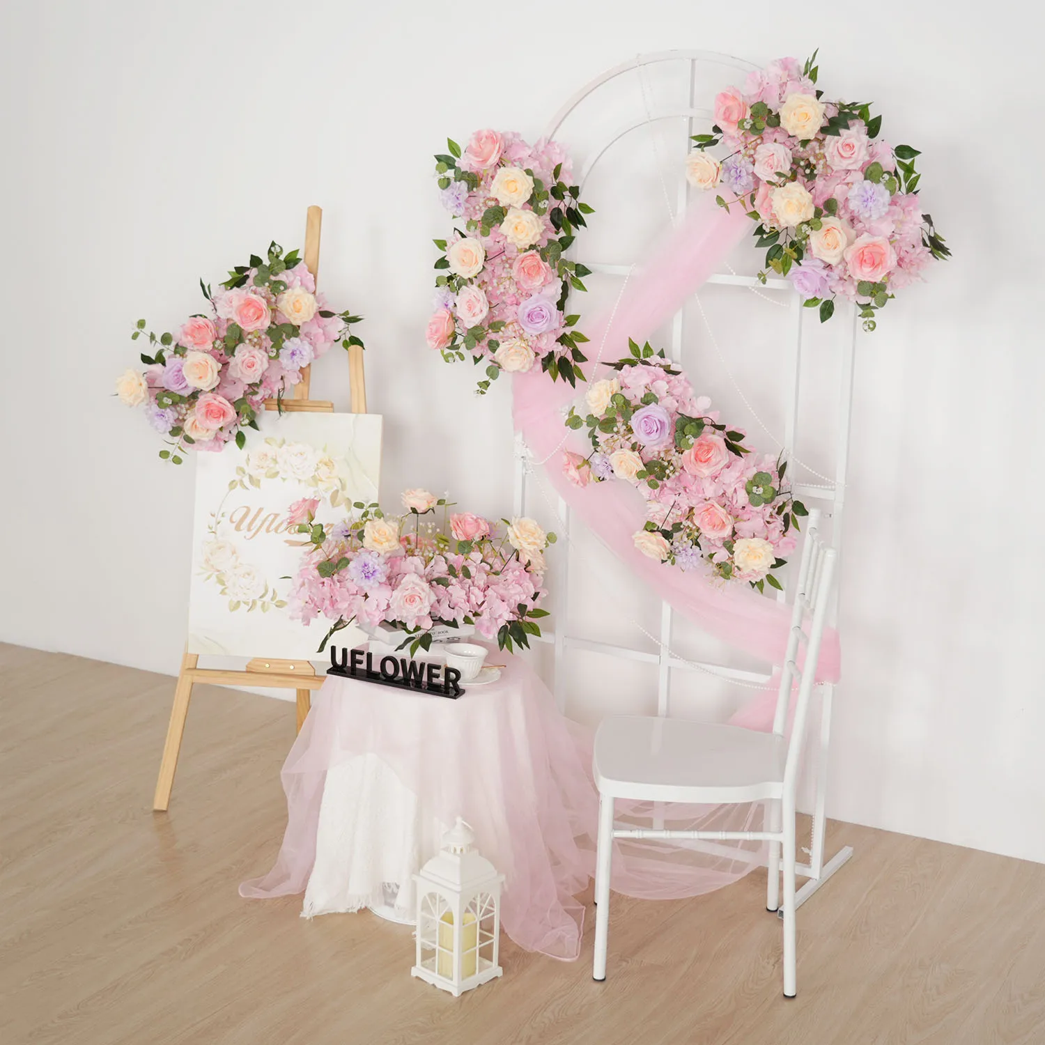 Uflower Luxury 3D Pink Rose Flower Row Wedding Backdrop Arch Decor Floor Flower Flora Arrangement Table Centerpiece Event Props
Uflower Luxury 3D Pink Rose Flower Row Wedding Backdrop Arch Decor Floor Flower Flora Arrangement Table Centerpiece Event Props