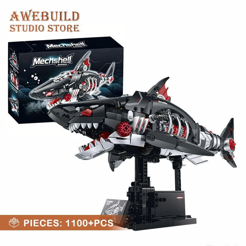 NEW High-tech Cyberpunk Shark Mech Bricks DIY Model Sea Fish Building Blocks LED Mecha Animal Puzzle Toys Home Decor Adult Gifts
NEW High-tech Cyberpunk Shark Mech Bricks DIY Model Sea Fish Building Blocks LED Mecha Animal Puzzle Toys Home Decor Adult Gifts