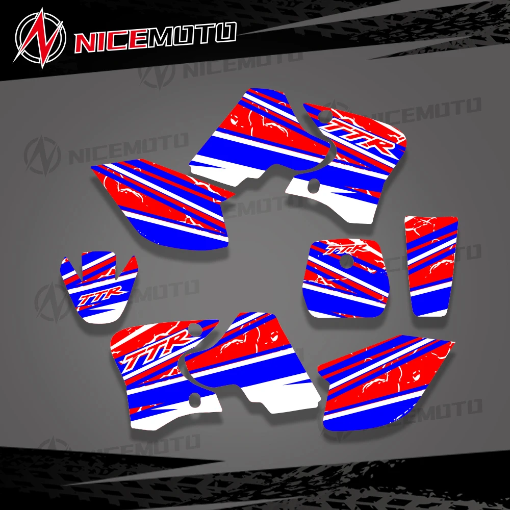For Yamaha TTR90 TTR 90 2000 2001 2002 2003 2004-2007 Motorcycle Fairing Graphics Background Sticker Personality Decal Kits
For Yamaha TTR90 TTR 90 2000 2001 2002 2003 2004-2007 Motorcycle Fairing Graphics Background Sticker Personality Decal Kits