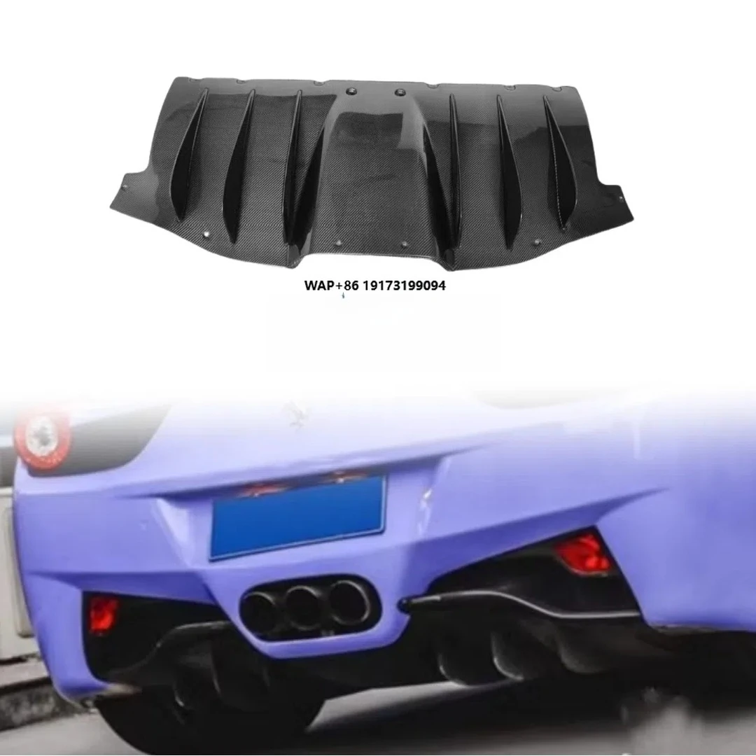 New KSUI Carbon Fiber Rear Lip for 458 2009-2016 Upgraded V-style Diffuser Modified Rear Bumper Body Kit Addition
New KSUI Carbon Fiber Rear Lip for 458 2009-2016 Upgraded V-style Diffuser Modified Rear Bumper Body Kit Addition