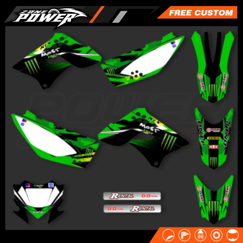 Powerzone Full Set Graphics For KAWASAKI KLX125 KLX150 2013 2014 2015 Custom Motorcycle Fairing Decals Sticker Kits 03
Powerzone Full Set Graphics For KAWASAKI KLX125 KLX150 2013 2014 2015 Custom Motorcycle Fairing Decals Sticker Kits 03