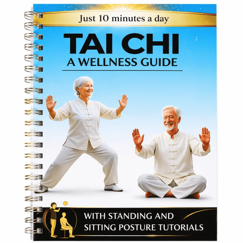 Tai Chi for Seniors Book: 10-Minute Daily Low-Impact Exercise Program Suitable for Elderly Beginners, Standing & Sitting Posture Tutorials, Balance, Flexibility & Mobility Training, Spiral-Bound Color-Coded Fitness Guide for Home Workouts
Tai Chi for Seniors Book: 10-Minute Daily Low-Impact Exercise Program Suitable for Elderly Beginners, Standing & Sitting Posture Tutorials, Balance, Flexibility & Mobility Training, Spiral-Bound Color-Coded Fitness Guide for Home Workouts