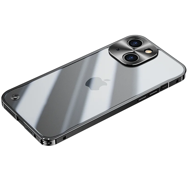 For iPhone 16 15 14 13 12 11 Por Max Plus Electroplated Metal Frame Semi Transparent Phone Case Shock Resistant Protective Cover
For iPhone 16 15 14 13 12 11 Por Max Plus Electroplated Metal Frame Semi Transparent Phone Case Shock Resistant Protective Cover