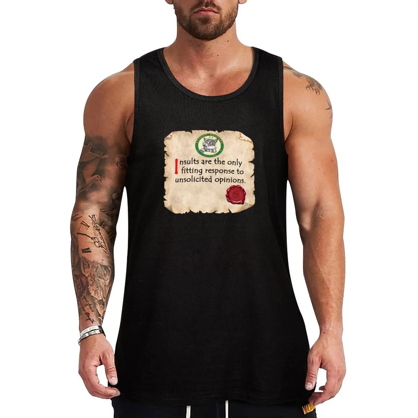 Someone else`s opinion is most welcome - when asked for. Challenging provocative motto. Tank Top best selling products
Someone else`s opinion is most welcome - when asked for. Challenging provocative motto. Tank Top best selling products