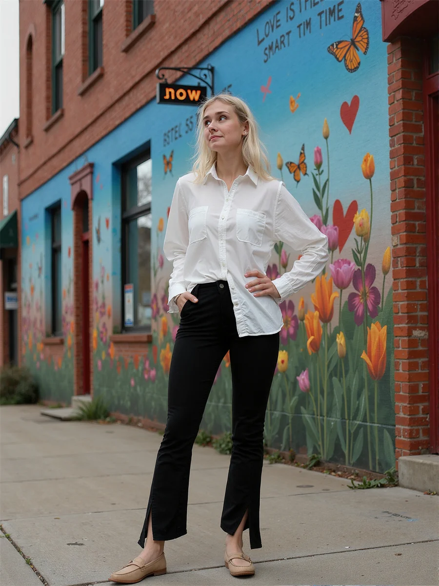 Джинсы скинни с расклешенным подолом и разрезом, женские мешковатые эластичные джинсы с разрезом, плиссированные лоскутные винтажные уличные шикарные современные городские синие джинсы
Джинсы скинни с расклешенным подолом и разрезом, женские мешковатые эластичные джинсы с разрезом, плиссированные лоскутные винтажные уличные шикарные современные городские синие джинсы