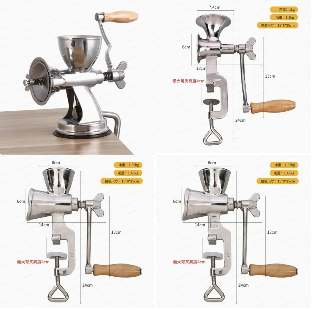 2026 hot sell -Full Stainless Steel Classical Kitchen Tool Manual Poppy Mill Grain Seeds Mill Hand Operated Nut Grinder And Spic
2026 hot sell -Full Stainless Steel Classical Kitchen Tool Manual Poppy Mill Grain Seeds Mill Hand Operated Nut Grinder And Spic