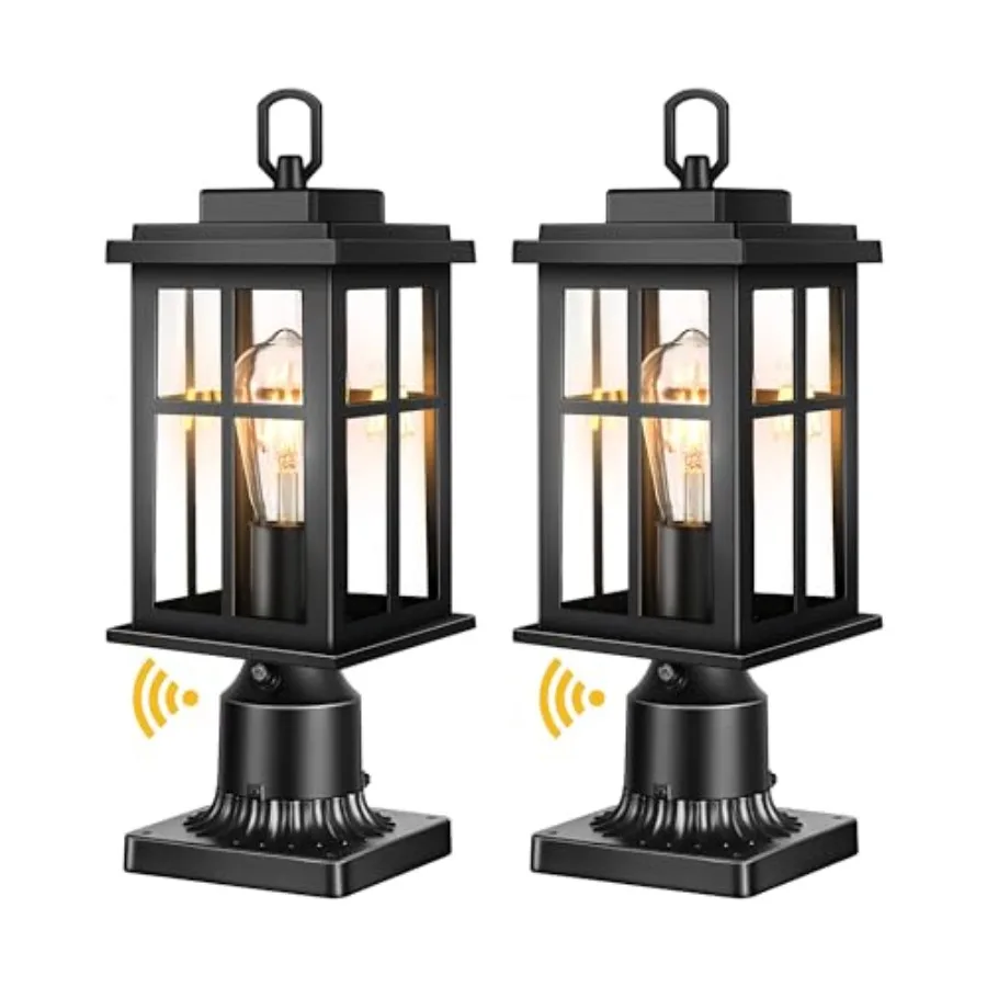 2 Pack Outdoor Post Lights Dusk to Dawn Post Lights Outside Waterproof Outdoor Column Lantern for House Garden Doorawy Backyard
2 Pack Outdoor Post Lights Dusk to Dawn Post Lights Outside Waterproof Outdoor Column Lantern for House Garden Doorawy Backyard