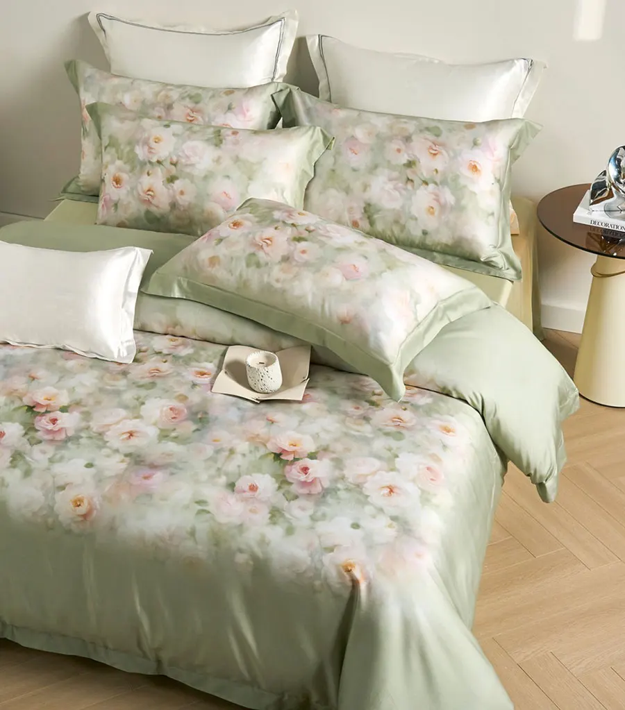 Fresh fashion green flower bedding set double,full queen king french rustic floral home textile sheet pillow case quilt cover
Fresh fashion green flower bedding set double,full queen king french rustic floral home textile sheet pillow case quilt cover