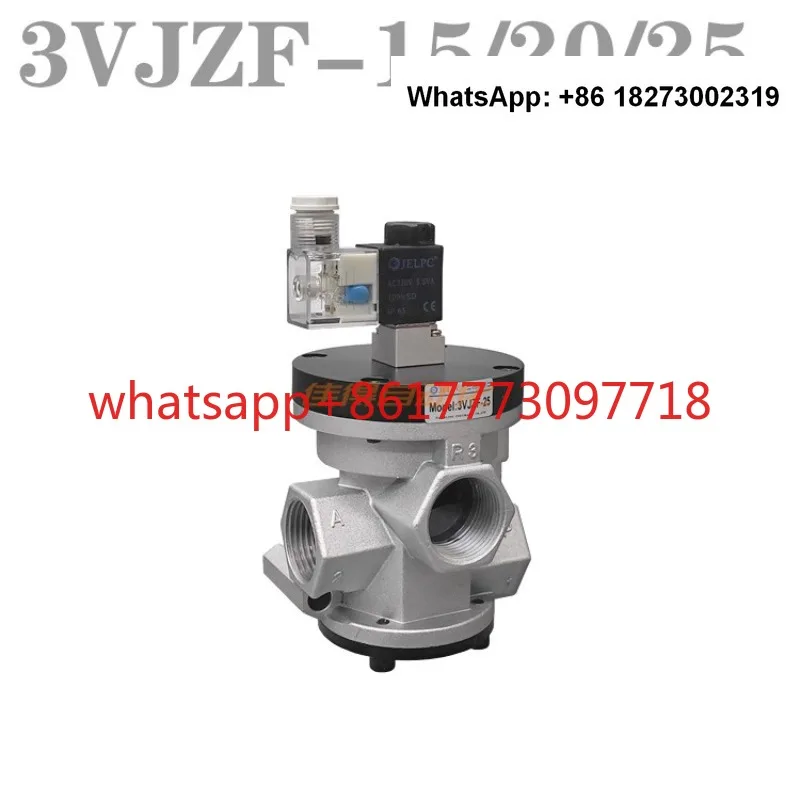 two position three-way shut-off solenoid valve 3VJZF-10-15-20-25-AS external pilot
two position three-way shut-off solenoid valve 3VJZF-10-15-20-25-AS external pilot