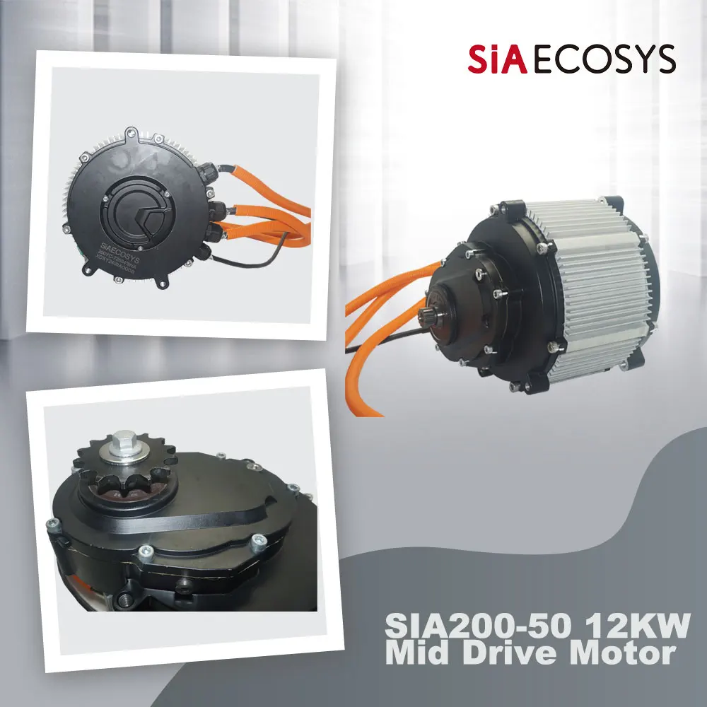 New SIA200-50 12KW PMSM Motor Peak 26kW 92N.m PMSM Motor with 1:2.04 Gear Ratio IP67 Motor for Electric Motorcycle
New SIA200-50 12KW PMSM Motor Peak 26kW 92N.m PMSM Motor with 1:2.04 Gear Ratio IP67 Motor for Electric Motorcycle