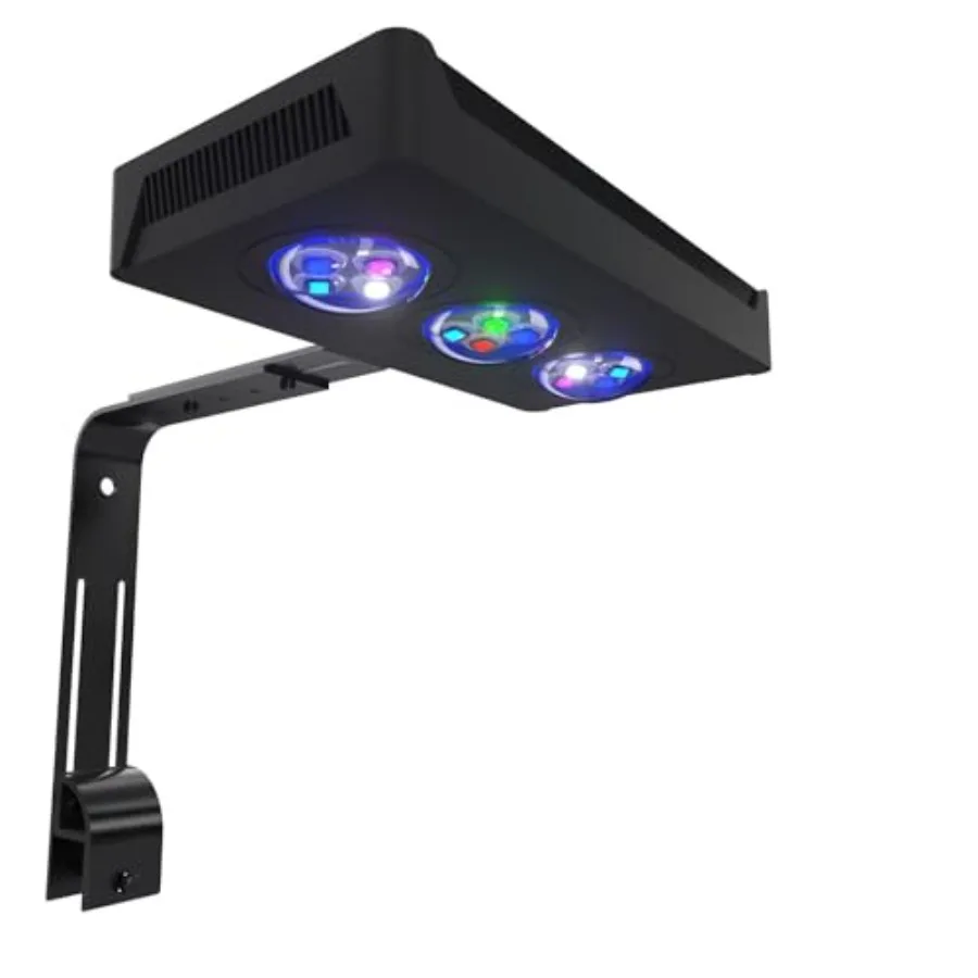 45W Full Spectrum Reef LED Light for Coral Dimmable Saltwater Aquarium Light for SPS and LPS with Sunrise, Sunset and Moonlight
45W Full Spectrum Reef LED Light for Coral Dimmable Saltwater Aquarium Light for SPS and LPS with Sunrise, Sunset and Moonlight
