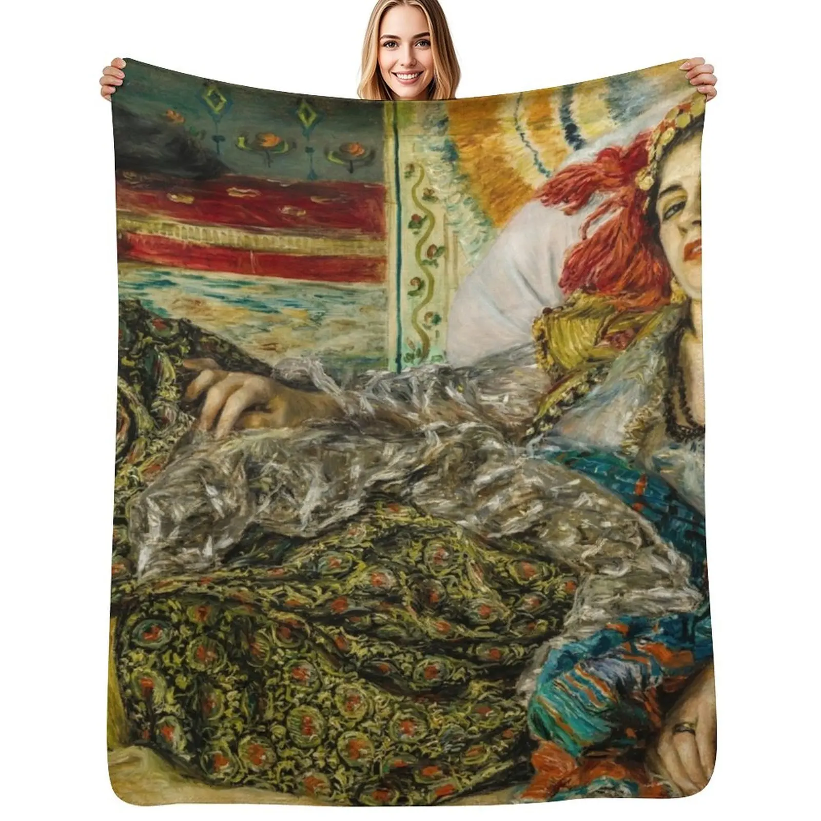 Auguste Renoir - Odalisque Throw Blanket warm winter sofa bed Soft Beds Thin Blankets 
Auguste Renoir - Odalisque Throw Blanket warm winter sofa bed Soft Beds Thin Blankets