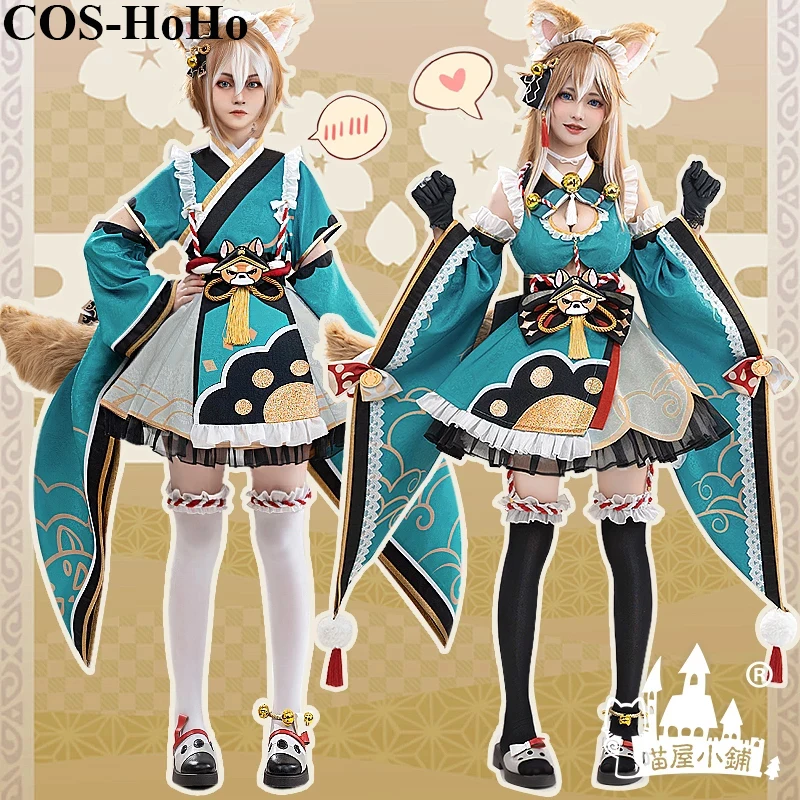 COS-HoHo аниме Genshin Impact Gorou Miss Sheena Hina прекрасное платье горничной униформа Косплей Костюм Хэллоуин женский наряд для вечеринки
COS-HoHo аниме Genshin Impact Gorou Miss Sheena Hina прекрасное платье горничной униформа Косплей Костюм Хэллоуин женский наряд для вечеринки