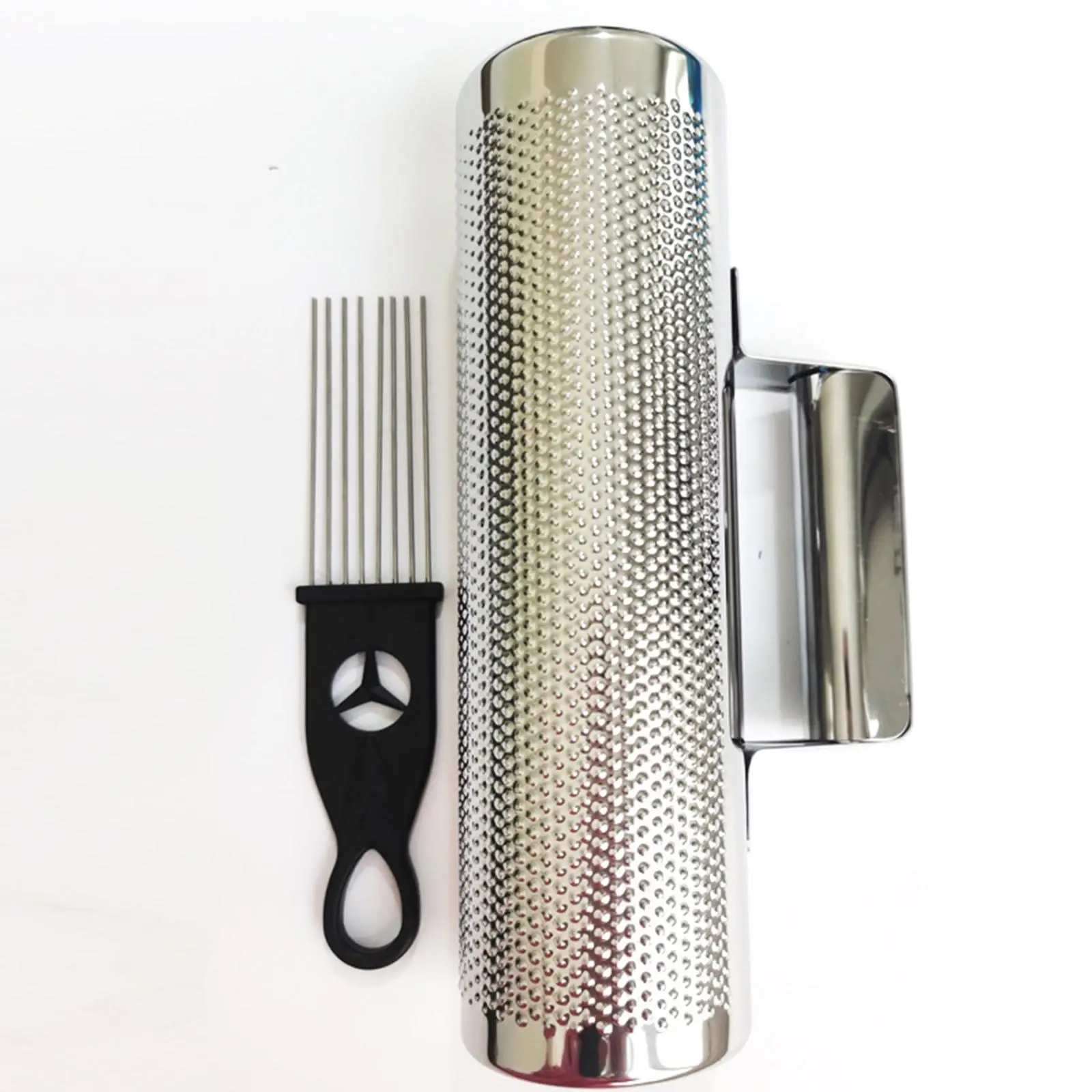 Metal Guiro Shaker Percussion Instrument with Scraper for Concerts Band Practice and Musical Gift
Metal Guiro Shaker Percussion Instrument with Scraper for Concerts Band Practice and Musical Gift