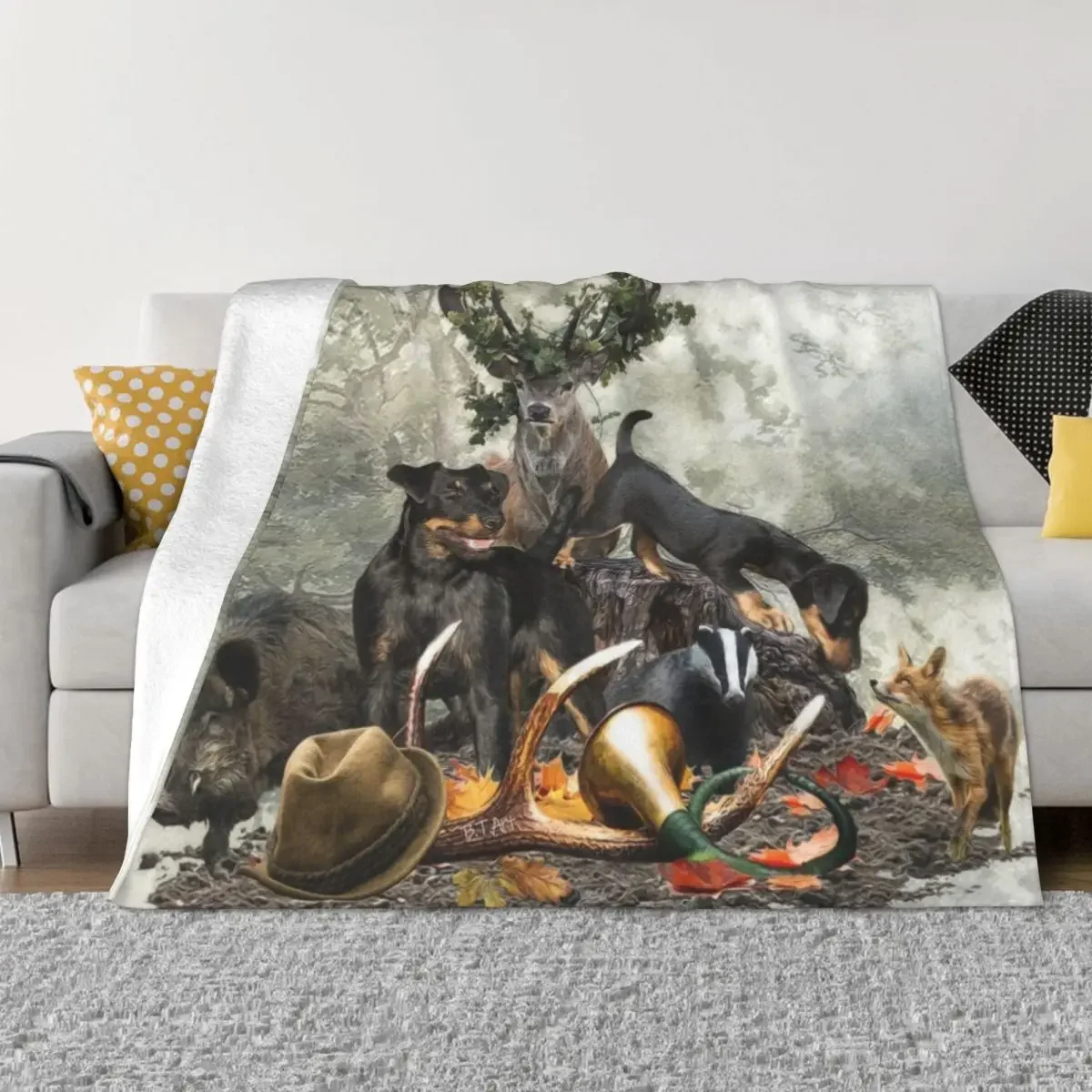 Jagdterriers , Hunting dog Art Throw Blanket Sofa Throw Plaid For Sofa Thin Blankets
Jagdterriers , Hunting dog Art Throw Blanket Sofa Throw Plaid For Sofa Thin Blankets