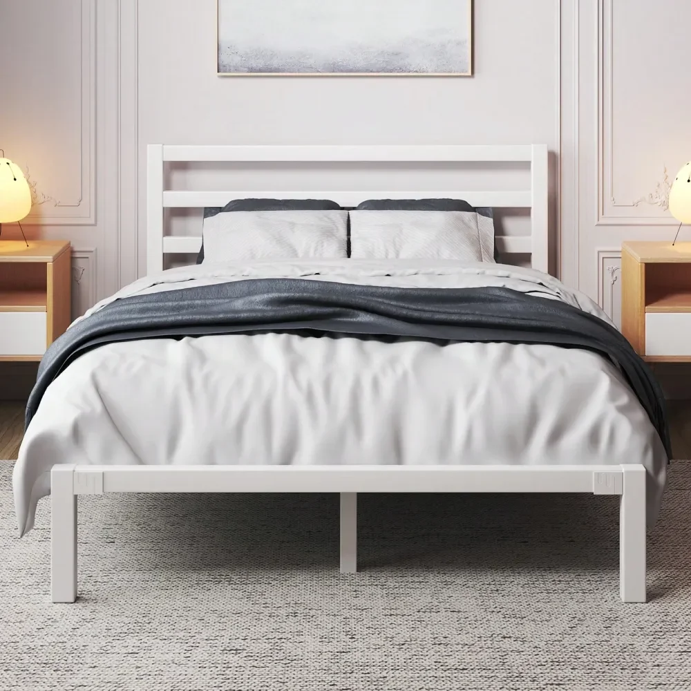 Full Queen Size Bed Frame With Under Bed Storage, Metal Platform Bed Frame With Headboard, Metal Slats Support, No Box Spring N
Full Queen Size Bed Frame With Under Bed Storage, Metal Platform Bed Frame With Headboard, Metal Slats Support, No Box Spring N