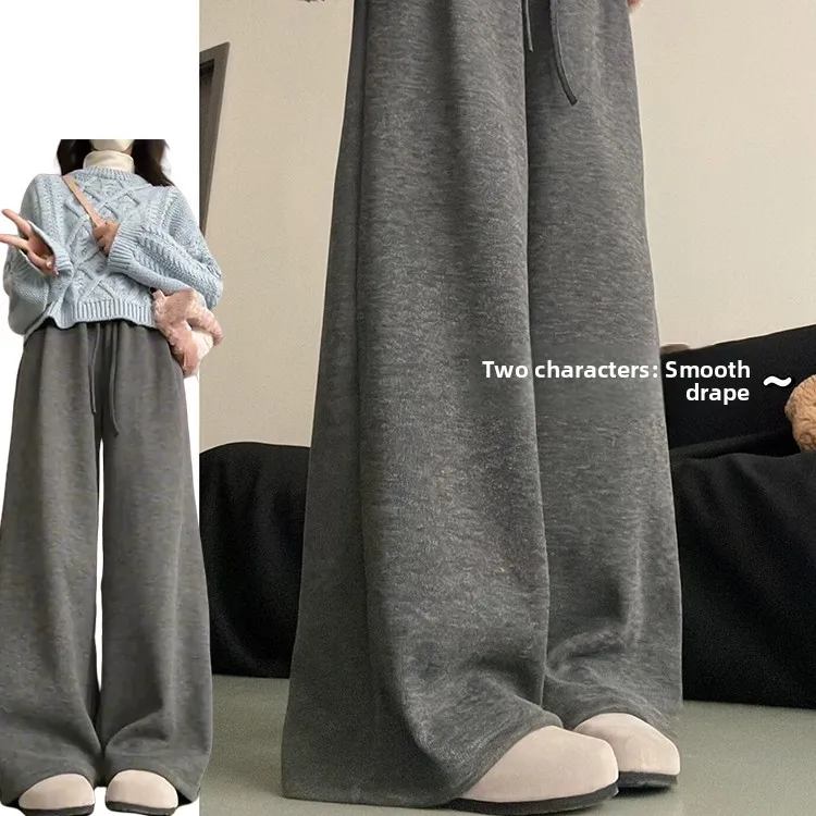 Light ey High Waist Drape Knitted Rice Noodle Pants Women's Spring Summer New Retro Lazy Loose Casual Floor Length Pants
Light ey High Waist Drape Knitted Rice Noodle Pants Women's Spring Summer New Retro Lazy Loose Casual Floor Length Pants