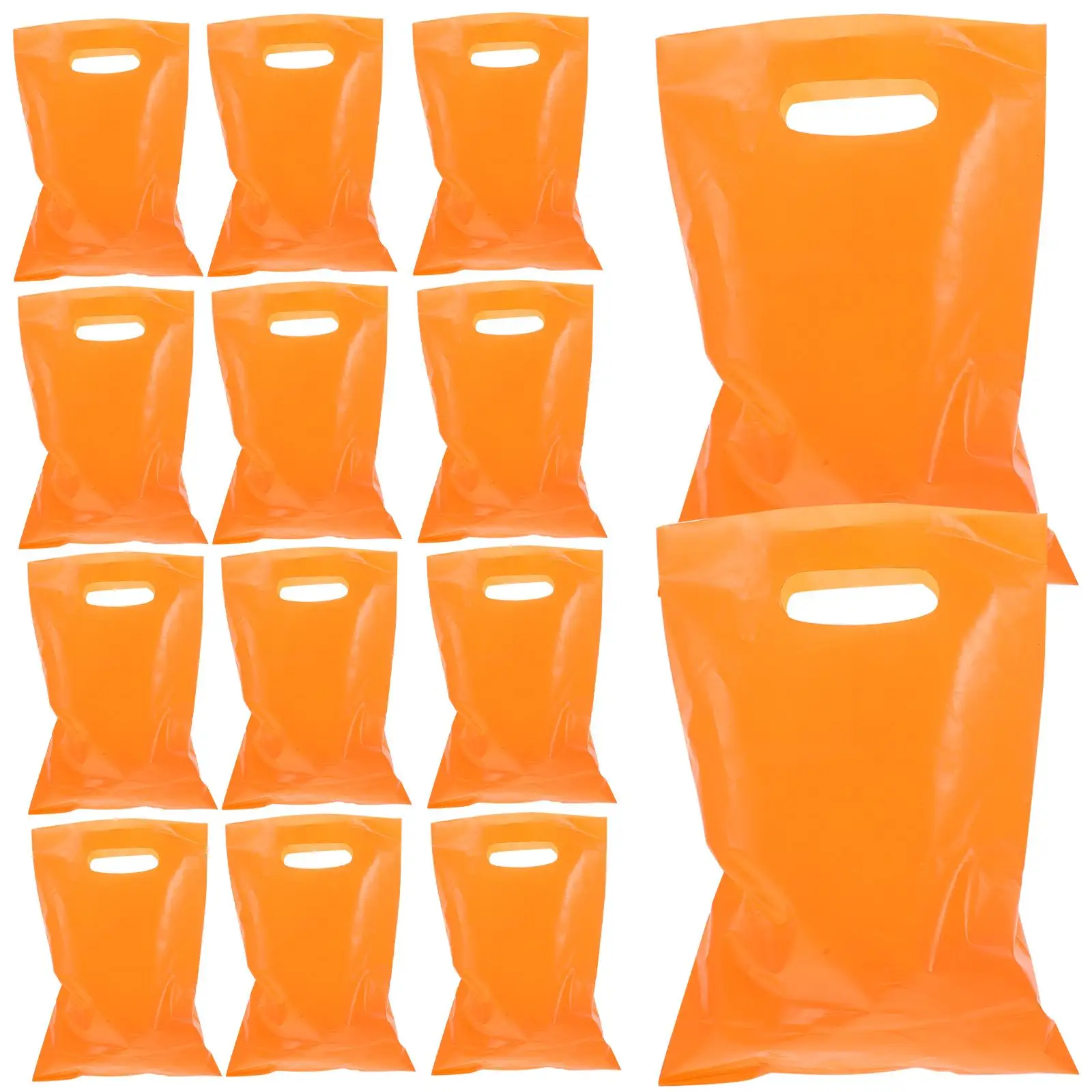 100 Pcs Gift Bags Portable Plastic Die Cut Handles Retail for Merchandise Shopping Boutique
100 Pcs Gift Bags Portable Plastic Die Cut Handles Retail for Merchandise Shopping Boutique
