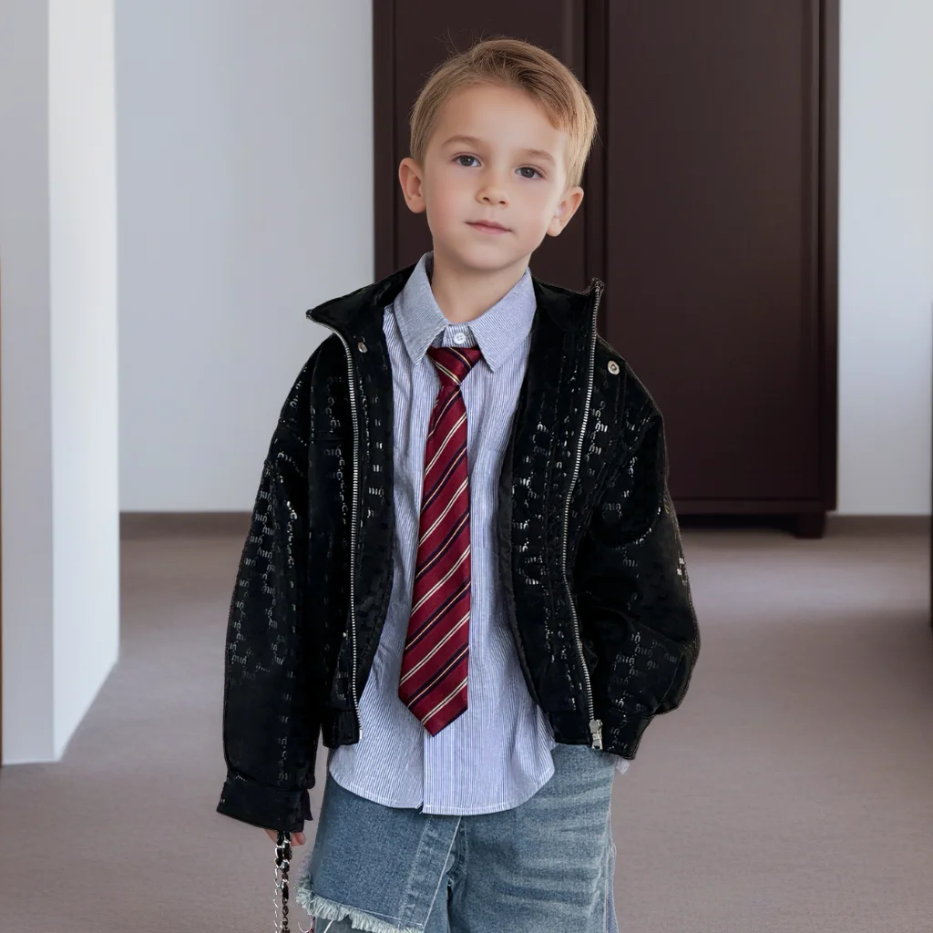 Boys Leather Jacket Stylish Faux Leather Coat for Kids Autumn Cool Streetwear 2-13 Years Casual School Teen Children Outerwear
Boys Leather Jacket Stylish Faux Leather Coat for Kids Autumn Cool Streetwear 2-13 Years Casual School Teen Children Outerwear