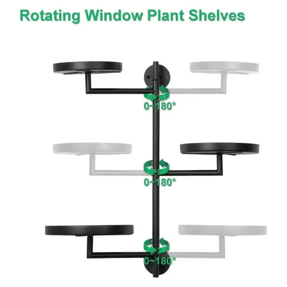 Green Plant Potted Rotating window plant stand Waterproof Creative Three layers of plant support Simple Indoor plant shelf
Green Plant Potted Rotating window plant stand Waterproof Creative Three layers of plant support Simple Indoor plant shelf