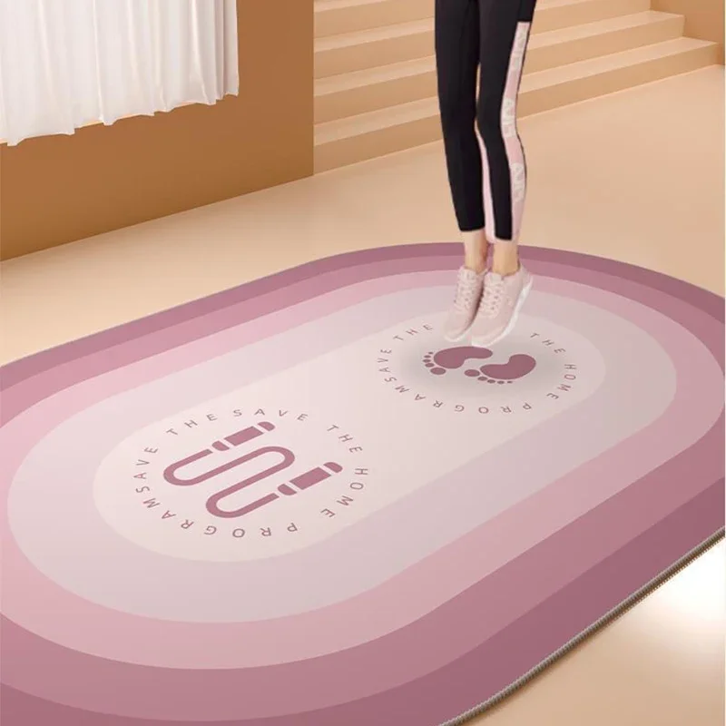 Jump Rope Yoga Mats, Shock-absorbing, Soundproof Floor Mat, Elliptical Rainbow Dancing Rug, Non-slip, Home Cartoon Carpet, Fitne
Jump Rope Yoga Mats, Shock-absorbing, Soundproof Floor Mat, Elliptical Rainbow Dancing Rug, Non-slip, Home Cartoon Carpet, Fitne