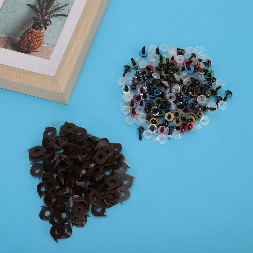 100pcs Doll Making Mix Color Safety Eyes Plastic With Washer Plastic Safety Eyes Durable Craft Eyes DIY Crafts
100pcs Doll Making Mix Color Safety Eyes Plastic With Washer Plastic Safety Eyes Durable Craft Eyes DIY Crafts