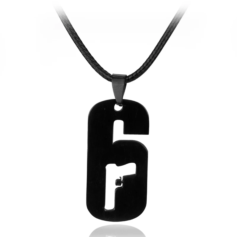 Fashion Digital 6 Design Necklace Punk Hip-Hop Lucky Pendant Jewelry Trend Accessory for Friends
Fashion Digital 6 Design Necklace Punk Hip-Hop Lucky Pendant Jewelry Trend Accessory for Friends