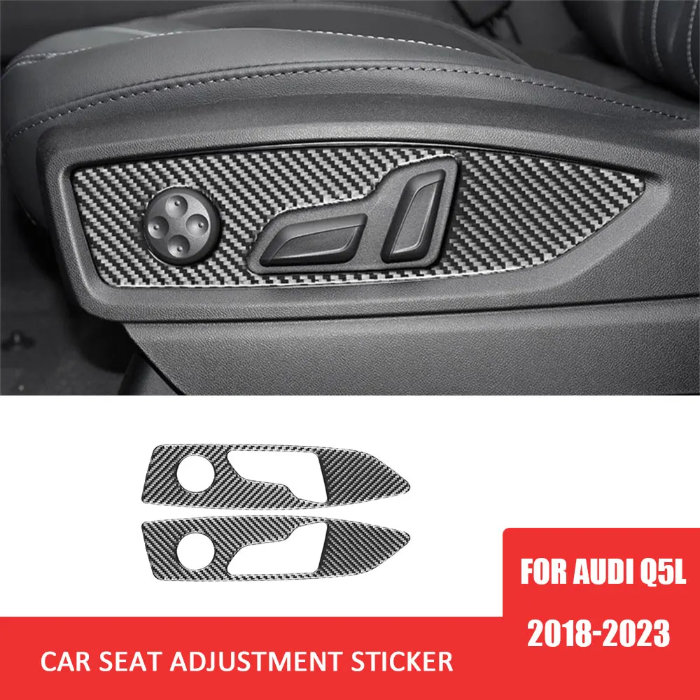 Car Seat Adjustment Panel Trim Sticker for Audi Q5L 2018-2023 Carbon Fiber Cover Auto Interior Decoration Accessories
Car Seat Adjustment Panel Trim Sticker for Audi Q5L 2018-2023 Carbon Fiber Cover Auto Interior Decoration Accessories
