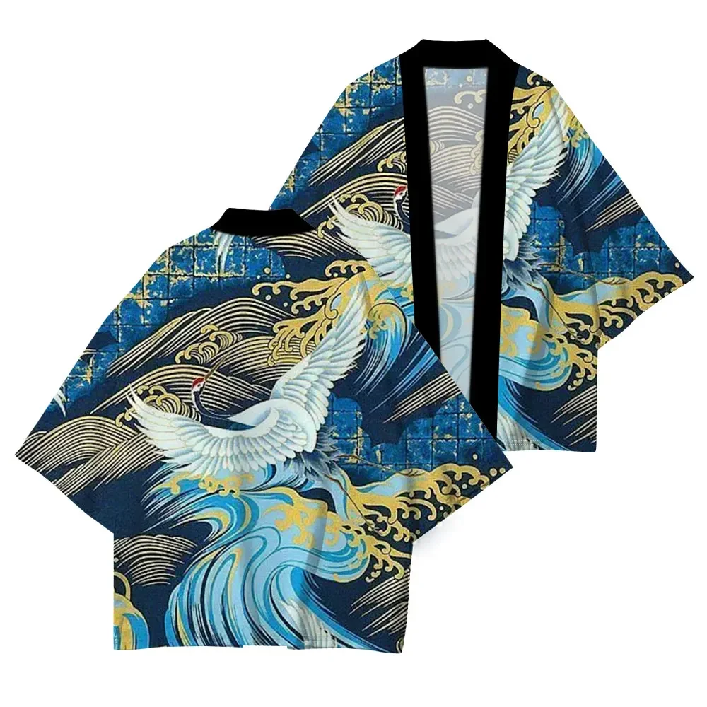 Japanese Kimono Japanese tTraditional Clothing Women's High Quality Kimono Casual Summer New Red-Crowned Crane Pattern Print
Japanese Kimono Japanese tTraditional Clothing Women's High Quality Kimono Casual Summer New Red-Crowned Crane Pattern Print
