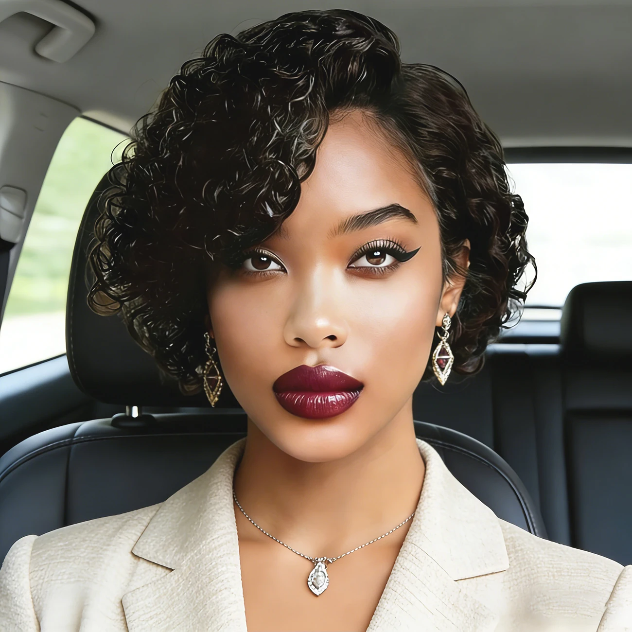 Pixie Cut Curly Bob Wigs Human Hair Short Natural Black 13x4x1 Lace Front Wigs for Women
Pixie Cut Curly Bob Wigs Human Hair Short Natural Black 13x4x1 Lace Front Wigs for Women