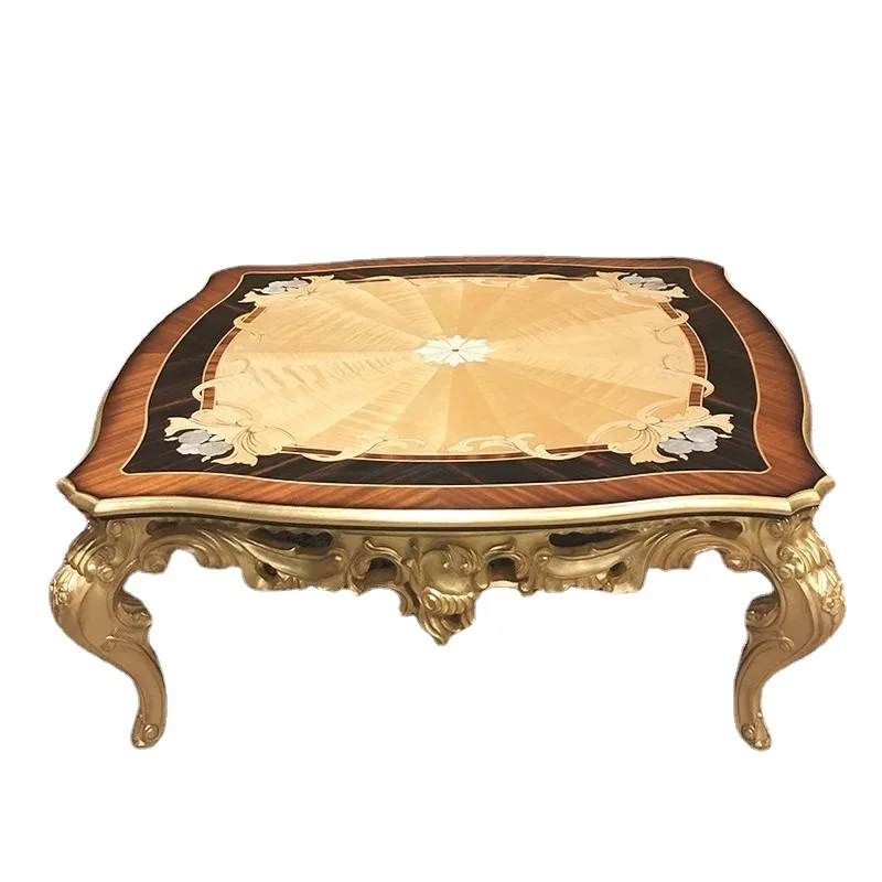 French neoclassical mahogany large coffee table Italian square European villa mansion carved tea table furniture
French neoclassical mahogany large coffee table Italian square European villa mansion carved tea table furniture