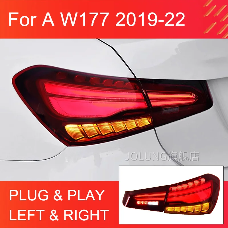 1 пара светодиодных задних фонарей в сборе для BENZ A CLASS W177 180 200 2019-2022, задние фонари с полным светодиодным обновлением, задние фонари
1 пара светодиодных задних фонарей в сборе для BENZ A CLASS W177 180 200 2019-2022, задние фонари с полным светодиодным обновлением, задние фонари