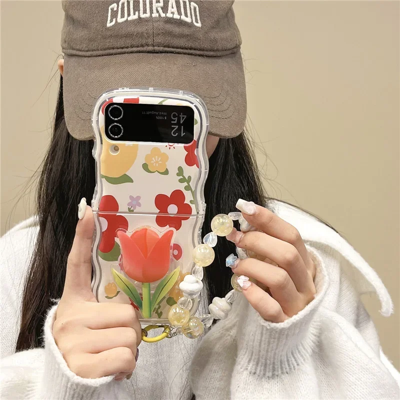 Red Flower Phone Stand Case for Samsung Galaxy Z Flip 6 5 4 3 Protective Back Cover for ZFlip4 ZFlip5 ZFlip6 Case Shell
Red Flower Phone Stand Case for Samsung Galaxy Z Flip 6 5 4 3 Protective Back Cover for ZFlip4 ZFlip5 ZFlip6 Case Shell