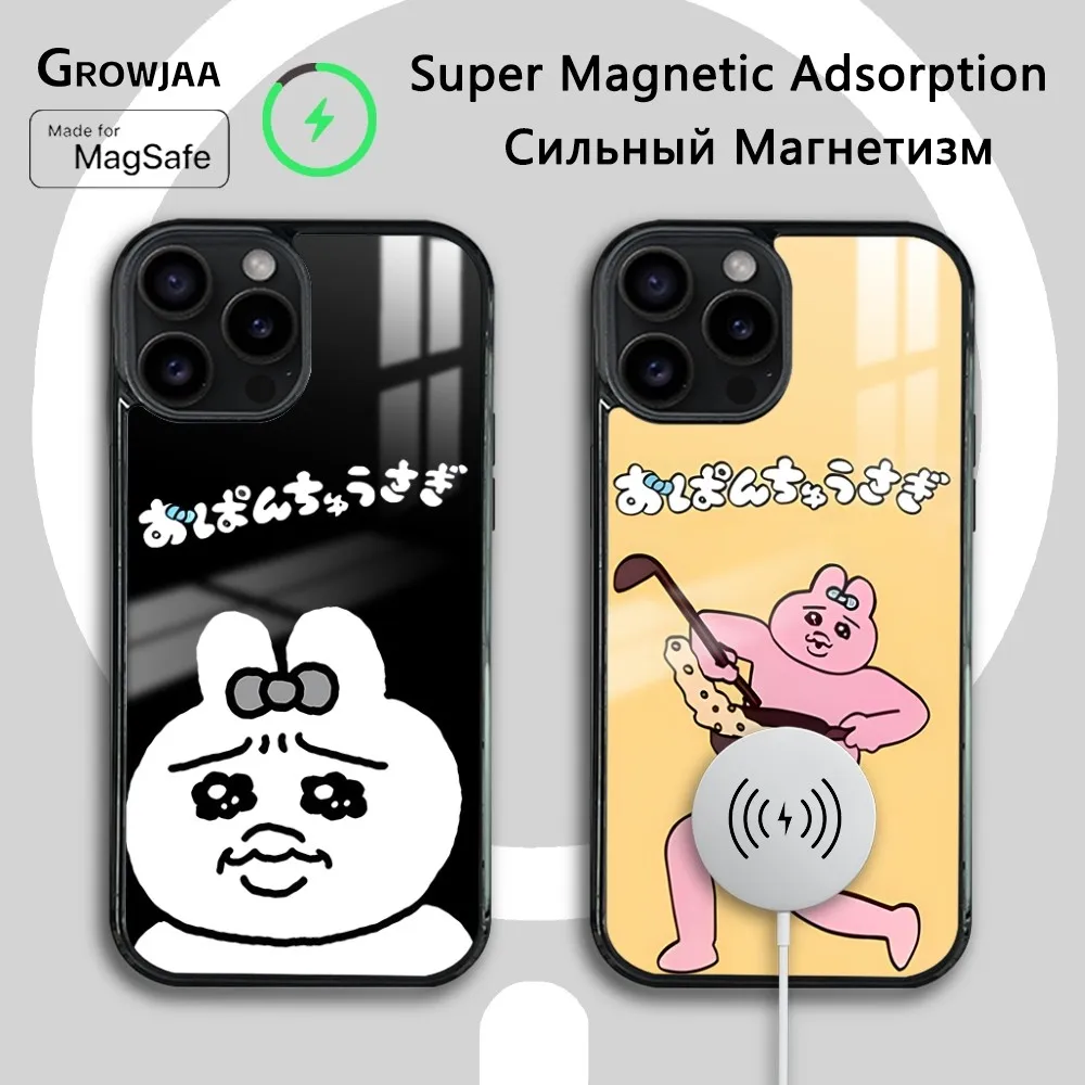 Cartoon Opanchus U-Usagi Phone Case For iPhone 16 15 14 13 12 11 Pro Max Plus Mini New Magsafe Mirror Wireless Magnetic Cover
Cartoon Opanchus U-Usagi Phone Case For iPhone 16 15 14 13 12 11 Pro Max Plus Mini New Magsafe Mirror Wireless Magnetic Cover