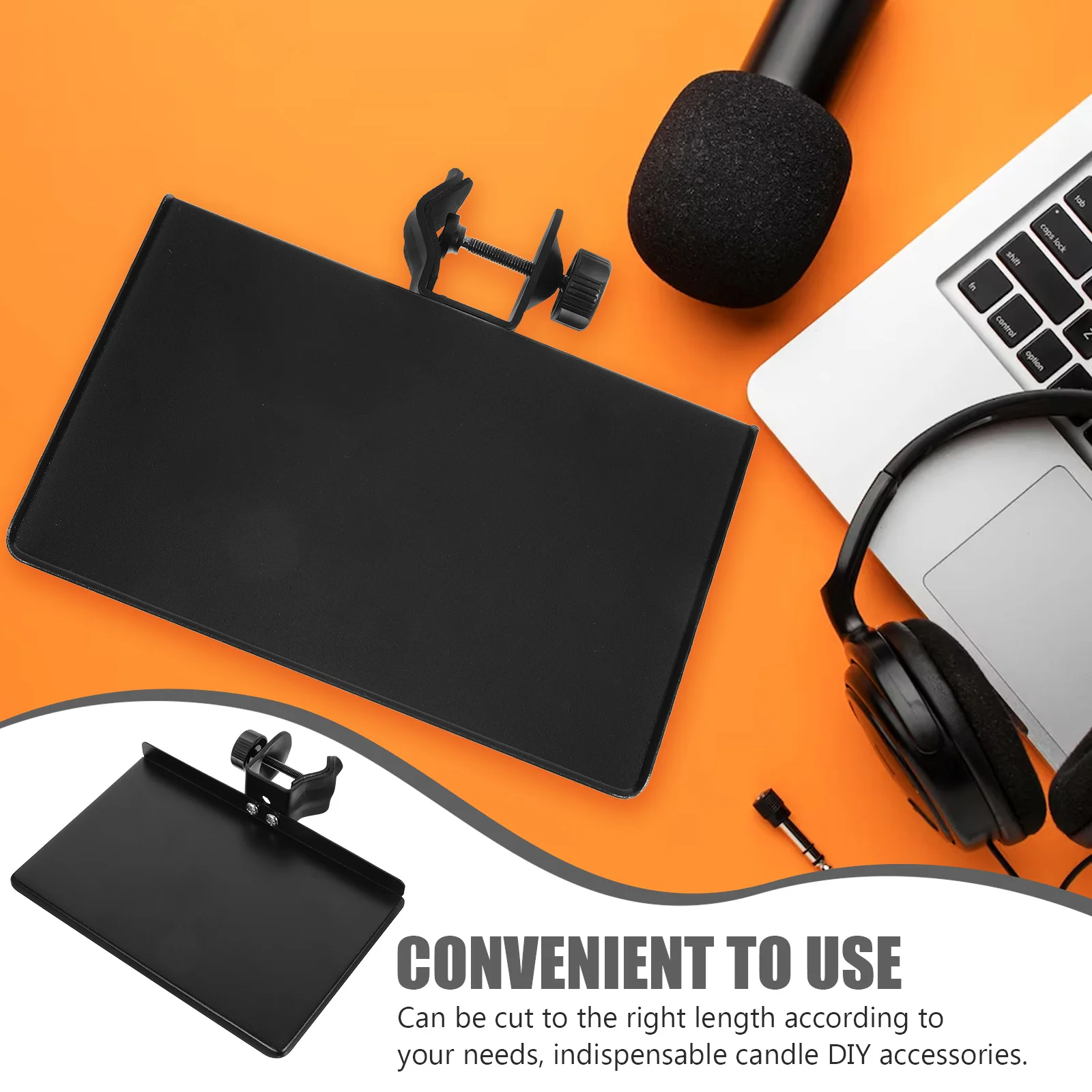 Microphone Stand Clamp-on Sound Card Tray Adjustable Mic Holder Live Broadcast Shelf Mobile Stand Holder for Conference Office
Microphone Stand Clamp-on Sound Card Tray Adjustable Mic Holder Live Broadcast Shelf Mobile Stand Holder for Conference Office