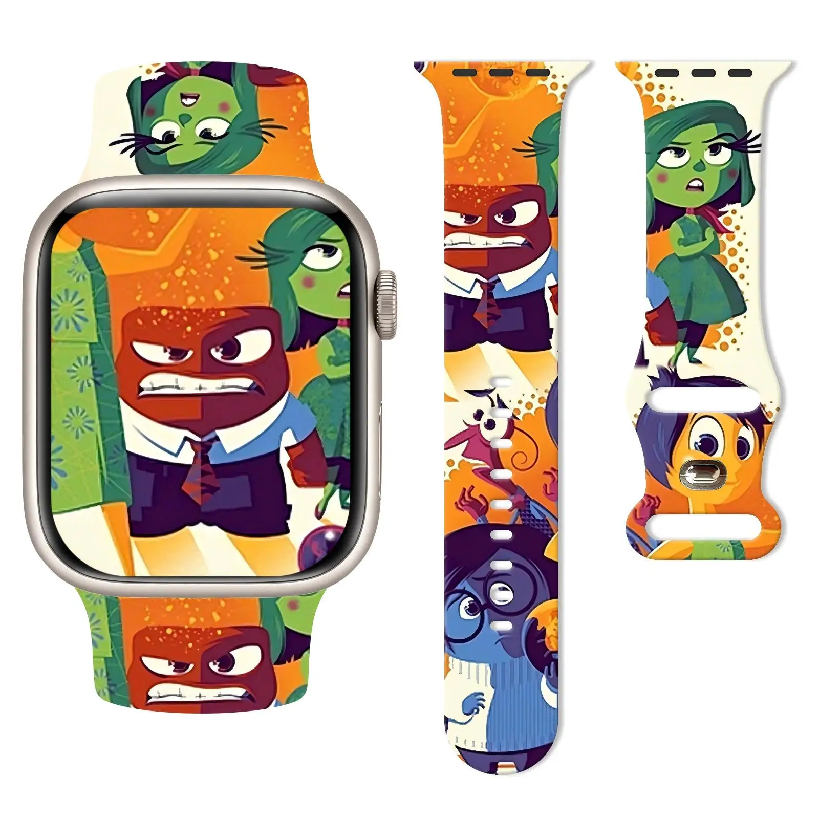 Disney Inside Out Series Print Band for Apple Watch 11/10/9/8/SE, Soft Waterproof Silicone Replacement Watchband 45mm/44mm/42mm
Disney Inside Out Series Print Band for Apple Watch 11/10/9/8/SE, Soft Waterproof Silicone Replacement Watchband 45mm/44mm/42mm