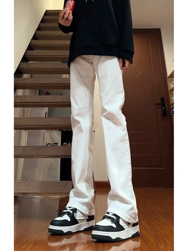 White Slim Straight Jeans Men's Spring Autumn High Waist Bell Bot American Vibe Sle Youth Faion Long Cotton Polyester...
White Slim Straight Jeans Men's Spring Autumn High Waist Bell Bot American Vibe Sle Youth Faion Long Cotton Polyester...