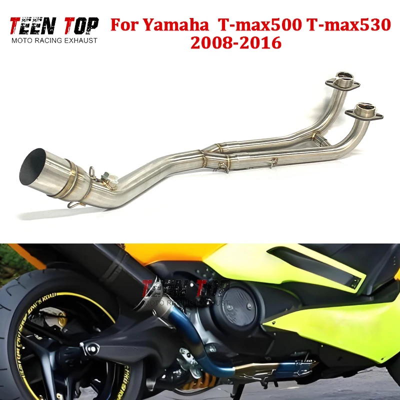 51 мм для Yamaha Tmax 530 Tmax 500, передняя выхлопная труба мотоцикла Tmax500, выхлопная труба Escape Moto Link, выхлопное колено 08-16
51 мм для Yamaha Tmax 530 Tmax 500, передняя выхлопная труба мотоцикла Tmax500, выхлопная труба Escape Moto Link, выхлопное колено 08-16