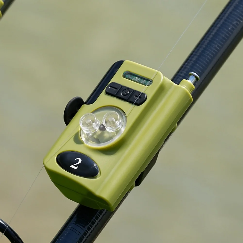 Wireless Fishing Bite Alarm Set for Sea Rods with 500 Meter Signal Range Multi Channel Volume Control High Sensitivity