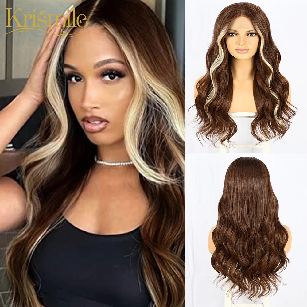 Brown Blonde Synthetic Lace Front Wigs Body Wave Ombre Blonde Lace Wigs For Black Women Cosplay Wigs High Temperature Hair
Brown Blonde Synthetic Lace Front Wigs Body Wave Ombre Blonde Lace Wigs For Black Women Cosplay Wigs High Temperature Hair