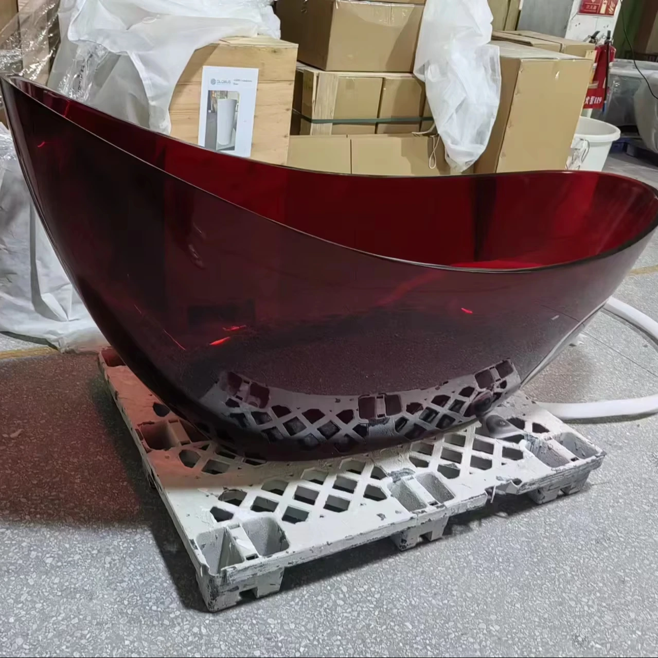 High End Moon Shape Customized Blue Color clear Transparent Resin Bathroom Bath Tub Solid Surface Freestanding Bathtub
High End Moon Shape Customized Blue Color clear Transparent Resin Bathroom Bath Tub Solid Surface Freestanding Bathtub