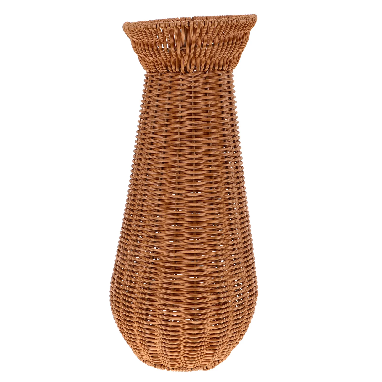 Woven Flower Vase Decorative Imitation Rattan Dried Flower Holder for Home Office Living Room Tabletop Centerpiece Rustic
Woven Flower Vase Decorative Imitation Rattan Dried Flower Holder for Home Office Living Room Tabletop Centerpiece Rustic