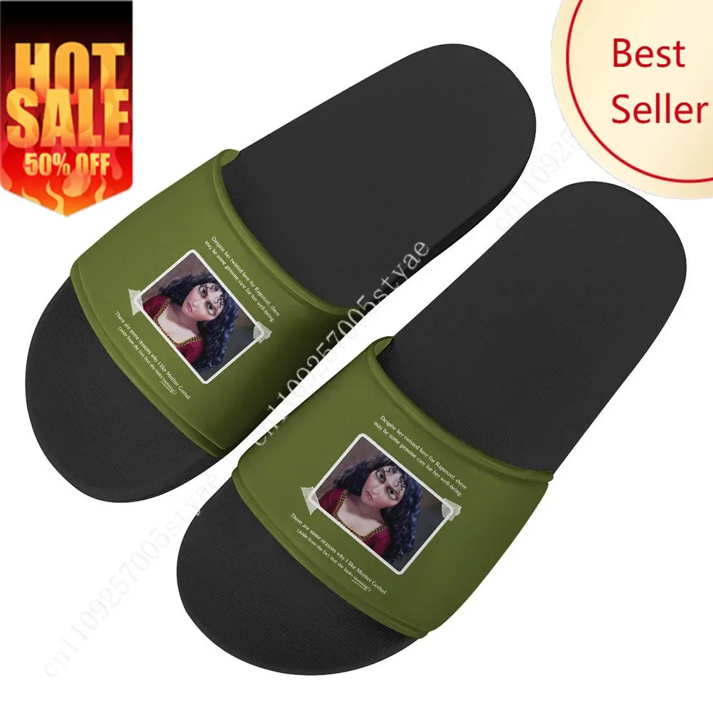 Mother Gothel House Slippers Disney Cartoon Movies Decoration Sandals Design Your Photo Text Logo Holiday Gifts Custom Shoes
Mother Gothel House Slippers Disney Cartoon Movies Decoration Sandals Design Your Photo Text Logo Holiday Gifts Custom Shoes