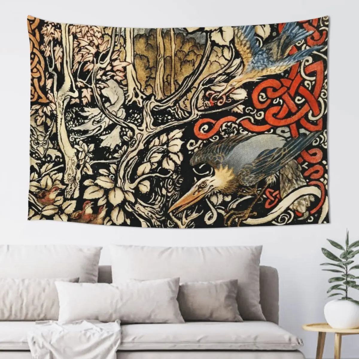Arthur Rackham: Irish Fairy Tales 1920 - Monstrous Creates Tapestry Custom Bathroom Decor Tapestry
Arthur Rackham: Irish Fairy Tales 1920 - Monstrous Creates Tapestry Custom Bathroom Decor Tapestry